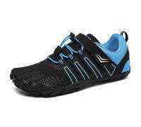 SAGUARO Barefoot Hombre Mujer Zapatillas de Trail Running Ligeras Cómodas Minimalistas Zapatos Descalzos, Azul 40