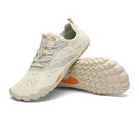 SAGUARO Barefoot Zapatillas de Trail Hombre Mujer Zapatos de Deporte Transpirable Antideslizante Calzado Minimalistas Beige 37 EU
