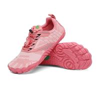 SAGUARO Barefoot Zapatillas de Trail Hombre Mujer Zapatos de Deporte Transpirable Antideslizante Calzado Minimalistas Tono Rosa 38 EU