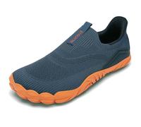 SAGUARO Barefoot Zapatillas Hombre Mujer Casual - Zapatillas sin Cordones Calzado a de Diseño Barefoot Shoes con Puntera Ancha para Uso Diario en Ciudad Walking Fitness Azul, Gr.43