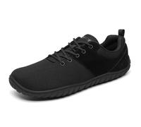 SAGUARO Barefoot Zapatillas Minimalistas Unisex Punto Zapatos Descalzos Exterior Zapatillas Trail Running Transpirables Pies Anchos Gimnasio para Zero Drop Soles Negro,Gr.36