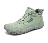 SAGUARO Botas Mujer Invierno Botines Hombre Cálido Botas para Nieve Botines Outdoor Barefoot Zapatos Invierno Zapatillas Minimalistas Verde,EU Gr.42