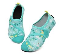 SAGUARO Calcetines Piscina Niño Surf Aqua Escarpines Niña Secado Rápido Antideslizante Zapatillas Deportivas Acuáticas Turquesa 28/29 EU