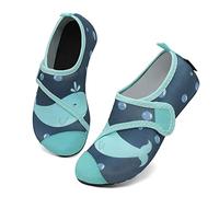 SAGUARO Calcetines Piscina Niño Surf Aqua Escarpines Niña Secado Rápido Antideslizante Zapatillas Deportivas Acuáticas Gris 20/21 EU