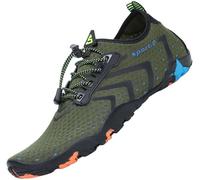 SAGUARO Escarpines Hombre Mujer Zapatillas de Agua Antideslizantes Zapatos de Agua Secado Rápido Zapatillas Playa Calzado para Natacion Surf Acuaticas Piscina Verde Gr.38 EU