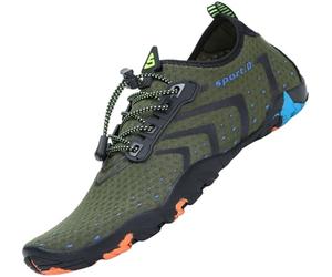 SAGUARO Escarpines Hombre Mujer Zapatillas de Agua Antideslizantes Zapatos de Agua Secado Rápido Zapatillas Playa Calzado para Natacion Surf Acuaticas Piscina Verde Gr.40 EU