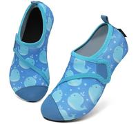 SAGUARO Escarpines Niño Niña Zapatos de Agua Cómodos Antideslizante Calcetines para Piscina Playa Zapatillas Natacion para Río Mar, Touch X, Cielo Azul, 32/33 EU