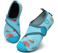 SAGUARO Escarpines Niño Niña Zapatos de Agua Cómodos Antideslizante Calcetines para Piscina Playa Zapatillas Natacion para Río Mar, Touch X, Cerúleo Azul, 22/23 EU