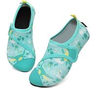 SAGUARO Escarpines Niño Niña Zapatos de Agua Cómodos Antideslizante Calcetines para Piscina Playa Zapatillas Natacion para Río Mar, Touch X, Verde, 32/33 EU