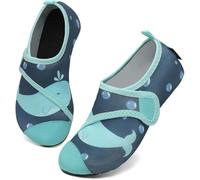 SAGUARO Escarpines Niño Niña Zapatos de Agua Cómodos Antideslizante Calcetines para Piscina Playa Zapatillas Natacion para Río Mar, Touch X, Azul Marino, 32/33 EU