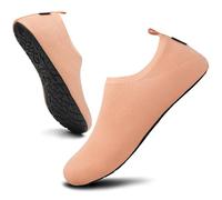 SAGUARO Escarpines Secado Rápido Zapatillas de Playa Pare Hombre Mujer Zapatos de Punto Ligeras, Naranja 46/47