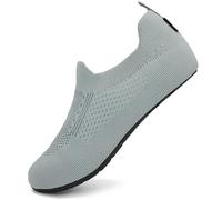SAGUARO Escarpines Secado Rápido Zapatillas de Playa Pare Hombre Mujer Zapatos de Punto Ligeras, Yoga Gris 44/45