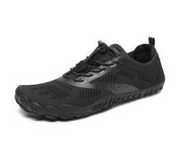 SAGUARO Hombre Barefoot Zapatillas Minimalistas Mujer Antideslizante Zapatos Barefoot para Zero Drop Soles Vantablack,Gr.46