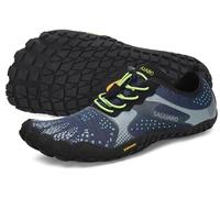 SAGUARO Hombre Mujer Barefoot Zapatillas de Trail Running Minimalistas Zapatillas de Deporte Fitness Zapatos Descalzos para Correr en Montaña Escarpines de Agua, Azul Marino, 41 EU