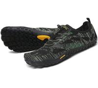 SAGUARO Hombre Mujer Barefoot Zapatillas de Trail Running Minimalistas Zapatillas de Deporte Fitness Zapatos Descalzos para Correr en Montaña Escarpines de Agua, Pino Verde, 39 EU