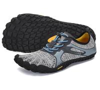 SAGUARO Hombre Mujer Barefoot Zapatillas de Trail Running Minimalistas Zapatillas de Deporte Fitness Zapatos Descalzos para Correr en Montaña Escarpines de Agua, Gris Nube, 45 EU