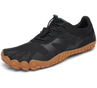 SAGUARO Hombre Mujer Minimalistas Zapatillas de Trail Running Ligeras y Respirable Zapatos Descalzos Gym Playa Calzado de Deportes Acuaticos para Correr Senderismo, Tinta Negra 45 EU