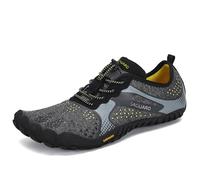 SAGUARO Hombre Mujer Zapatillas Barefoot Minimalistas Calzado de Training Ligeras Cmodas para Caminar Senderismo Ciclismo Trail Running Trekking Playa Agua, Cuervo Negro, 42 EU