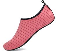 SAGUARO Hombre Mujer Zapatos de Agua Playa Escarpines Zapatillas de Deportes Acuáticos Buceo Surf Snorkel Yoga Piscina, Rosa 42/43
