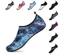 SAGUARO Hommes Femmes Chaussures de Sport Nautique Sport Eté Respirants Antidérapant Séchage Rapide pour Plage Natation Surf Yoga - Taille 38/39 - Couleur Bleu -