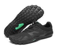 SAGUARO Mujer Barefoot Hombre Zapatillas Minimalistas Ligera Calzado Barefoot Cómodas Zapatos de Trail Running para Zero Drop Soles Vanta Negro,Gr.37