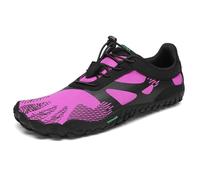 SAGUARO Mujer Hombre Barefoot Zapatillas Minimalistas Calzado Barefoot Shoes Yoga Fitness Gimnasio Uso Diario para Suela Zero Drop Puntera Ancha Cómodas Moradopuro,Gr.41