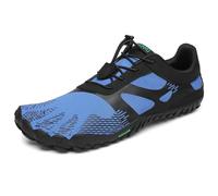 SAGUARO Mujer Hombre Barefoot Zapatillas Minimalistas Calzado Barefoot Shoes Yoga Fitness Gimnasio Uso Diario para Suela Zero Drop Puntera Ancha Cómodas Azulpuro,Gr.40