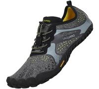 SAGUARO Mujer Hombre Barefoot Zapatillas Minimalistas Zapatillas de Trail Running Antideslizante Calzado Barefoot para Fitness Trekking Gym Nuevo Negro,Gr.46