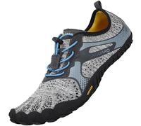 SAGUARO Mujer Hombre Barefoot Zapatillas Minimalistas Zapatillas de Trail Running Antideslizante Calzado Barefoot para Fitness Trekking Gym Nuevo Gris,Gr.43