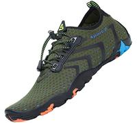 SAGUARO Escarpines Hombre Mujer Agua Zapatillas Playa Zapatillas de Agua para Surf Piscina Buceo Mar, Verde Gr.43
