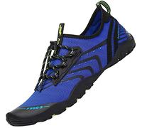 SAGUARO Mujer Hombre Escarpines - Barefoot Mujer Hombre Calzado Respetuoso Deportivas Zapatillas Minimalistas Antideslizantes Escarpines Agua para Playa Surf Rio Piscina Duque Azul, Gr.39