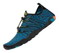 SAGUARO Mujer Hombre Escarpines - Barefoot Mujer Hombre Calzado Respetuoso Deportivas Zapatillas Minimalistas Antideslizantes Escarpines Agua para Playa Surf Rio Piscina Azul Marino, Gr.41