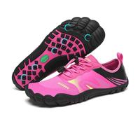 SAGUARO Mujer Hombre Escarpines - Barefoot Mujer Hombre Calzado Respetuoso Zapatillas Minimalistas Escarpines Agua Deportivas Zapatos Barefoot para Playa Surf Rio Piscina Rojocarmesí, Gr.40