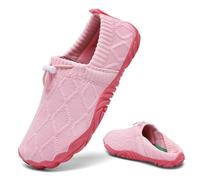 SAGUARO Mujer Zapatos Barefoot Hombre Slip-On- Zapatillas Minimalistas de Tejido Suave con Suela Antideslizante Zero Drop, Plegables y Lavables, Ideales para Casa, Uso Diario y Viajes Rosa,Gr.37
