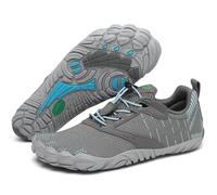 SAGUARO Mujere Barefoot Trail Running Shoes Hombre Zapatos Descalzos para Exterior Interior Gris brumoso 40 EU