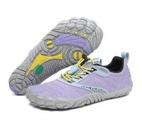 SAGUARO Mujere Barefoot Trail Running Shoes Hombre Zapatos Descalzos para Exterior Interior Lilas 36 EU