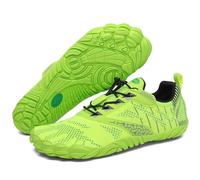 SAGUARO Mujere Barefoot Trail Running Shoes Hombre Zapatos Descalzos para Exterior Interior Verde Intenso 38 EU