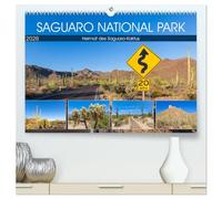 SAGUARO NATIONAL PARK Heimat des Saguaro-Kaktus (hochwertiger Premium Wandkalender 2026 DIN A2 quer), Kunstdruck in Hochglanz: Wüstenimpressionen aus Arizona