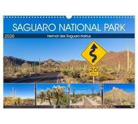 SAGUARO NATIONAL PARK Heimat des Saguaro-Kaktus (Wandkalender 2026 DIN A3 quer), CALVENDO Monatskalender: Wüstenimpressionen aus Arizona