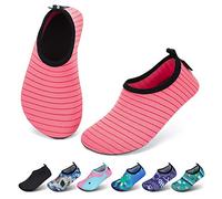 SAGUARO Niño Escarpines Niña Bebe Zapatos de Agua Neopreno Surf Antideslizantes Barefoot Zapatillas Verano Niños Running Deportes Acuáticos Rosaclaro Gr.20/21 EU