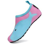 SAGUARO Niños Niña Zapatos de Agua Descalzo Barefoot Respirable Zapatos de Playa Aire Libre Calcetines de Natación Piscina Surf Mar Yoga Calzado Secado Rápido,Lavender Rosa 22/23 EU