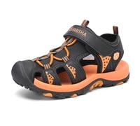 SAGUARO Sandalias Cerradas Niños Trekking Verano Zapatos al Aire Libre Transpirable Negro Gr.34