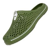 SAGUARO Unisex Zapatillas de Playa Ahueca hacia Fuera Las Jardín Sandalias Clogs Zapatos de Interior Exterior del Deslizador 40EU Verde Oliva