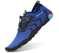 SAGUARO Unisex Zapatos de Agua Antideslizante Secado Rápido Natación Playa Surf Escarpines para Hombre Mujer BLU 38