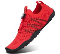 SAGUARO Unisex Zapatos de Agua Antideslizante Secado Rápido Natación Playa Surf Escarpines para Hombre Mujer Rossochiaro 44