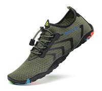 SAGUARO Unisex Zapatos de Agua Antideslizante Secado Rápido Natación Playa Surf Escarpines para Hombre Mujer Verdescuro 42