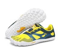 SAGUARO Zapatilla Minimalista Hombre Zapatillas de Trail Running Mujer Zapato Descalzo Amarillo Gr.41