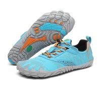 SAGUARO Zapatilla Minimalista Hombre Zapatillas de Trail Running Mujer Zapato Descalzo Azul Marino Gr.44