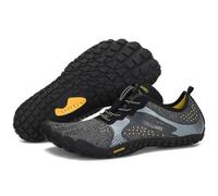 SAGUARO Zapatillas Barefoot Hombre Mujer Zapatillas Minimalistas para Deportes Acuaticos - Ligeras Antideslizante Respirable con Caja Suela Zero Drop, Negro Carbón, 36 EU