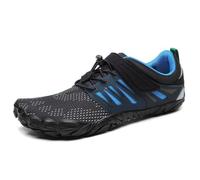 SAGUARO Zapatillas Barefoot Hombre Mujer Zapatillas Minimalistas Zapatos Barefoot Calzado Minimalistas Zapatillas de Trail Running Barefoot Shoes para Zero Drop Suela Azul Verdadero,Gr.47